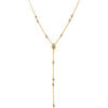 Collier Orusbijoux Collier En Argent Cravate Dor&eacute; Pierre Naturelle Labradorite Dor&eacute;