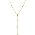 Collier Orusbijoux Collier En Argent Cravate Dor&eacute; Pierre Naturelle Labradorite Dor&eacute; Grenoble