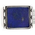 Femmes sur Grenoble : Bijoux Orusbijoux Chevali&egrave;re Homme &eacute;toiles Lapis Argent Bleu