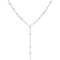 Colliers sur Grenoble : Collier Orusbijoux Collier Cravate Argent Rhodi&eacute; Perles Naturelles Labradorite Argent&eacute;
