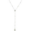 Collier Orusbijoux Collier Argent Rhodi&eacute; Cravate Pierres Labradorite Argent&eacute;