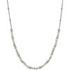 Collier Orusbijoux Collier Argent Dor&eacute; Perles Rhodi&eacute; Et Pierres Labradorite Argent&eacute;