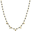 Bijoux Orusbijoux Collier Argent Dor&eacute; Pampilles &eacute;toiles Et Pierres Spinelle Dor&eacute;