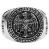 Bijoux Orusbijoux Chevali&egrave;re Homme Aigle Royal Argent Argent&eacute;