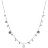 Collier Orusbijoux Collier Argent Rhodi&eacute; Pampilles Et Pierres Labradorite Argent&eacute;