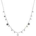 Collier Orusbijoux Collier Argent Rhodi&eacute; Pampilles Et Pierres Labradorite Argent&eacute; Grenoble