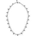 Collier Orusbijoux Collier Cha&icirc;ne En T&ecirc;tes De Morts Argent&eacute; Grenoble