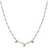 Collier Orusbijoux Collier En Argent Rhodi&eacute; Pierres Naturelles Labradorite Argent&eacute;