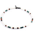 Collier Sixtystones Collier Perles Heishi Pierres -38 cm