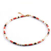 Collier Sixtystones Collier Perles Heishi Pierres -38 cm