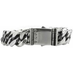 Bracelets Orusbijoux Gourmette Bracelet Argent Grand Mod&egrave;le Argent&eacute;