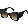 Lunettes sur Grenoble : Lunettes de soleil Marc Jacobs MARC 761/S Lunettes de soleil, Noir/Marron, 52 mm