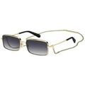 Lunettes sur Grenoble : Lunettes de soleil Marc Jacobs MARC 771/N/S Lunettes de soleil, Or/Gris, 58 mm Dor&eacute;