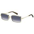Lunettes sur Grenoble : Lunettes de soleil Marc Jacobs MARC 771/S Lunettes de soleil, Or/Bleu, 58 mm Dor&eacute;