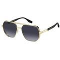 Lunettes sur Grenoble : Lunettes de soleil Marc Jacobs MARC 784/S Lunettes de soleil, Or/Gris, 60 mm Dor&eacute;