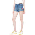 Pantalons sur Grenoble : Pantalon Desigual Short Ight Denim Medium Light Bleu 73D2JE5