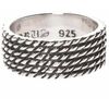 Bijoux Orusbijoux Bague Jonc &eacute;cailles Argent Homme Argent&eacute;