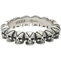 Bijoux Orusbijoux Alliance Argent T&ecirc;te De Mort Skull Argent&eacute; Grenoble