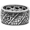 Bijoux Orusbijoux Bague Bambou Argent Homme Argent&eacute;