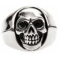 Bijoux Orusbijoux Bague Homme T&ecirc;te De Mort Argent Little Skull Argent&eacute;