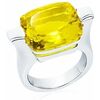 Bijoux Orusbijoux Bague Athena Argent Quartz Jaune