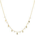 Collier Orusbijoux Collier Argent Dor&eacute; Croix Et Perles Naturelles Blanches Dor&eacute; Grenoble