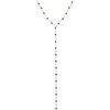 Collier Orusbijoux Collier Cravate Argent Dor&eacute; Pierres Spinelle Noires Dor&eacute;