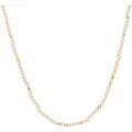 Collier Orusbijoux Collier Argent Perles Naturelles Blanche Et Dor&eacute;es Dor&eacute;