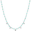Bijoux Orusbijoux Collier Argent Rhodi&eacute; Pampilles &eacute;toiles Et Pierres Argent&eacute;