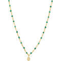 Collier Orusbijoux Collier Argent Dor&eacute; Goutte Diamant&eacute; Pierre Naturelle Onyx Dor&eacute; Grenoble