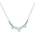 Collier Orusbijoux Collier Argent Rhodi&eacute; Pierre Pampille Amazonite Argent&eacute;
