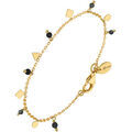 Bijoux Orusbijoux Bracelet Argent Dor&eacute; Pampilles De Forme Geometrique Et Dor&eacute;