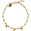 Bracelets Orusbijoux Bracelet En Argent Dor&eacute; Pierres Naturelles ?il De Tigre Dor&eacute;