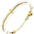 Bracelets sur Grenoble : Bracelets Orusbijoux Bracelet Argent Rainbow Dor&eacute; Triples Chaines Serpentine Et Dor&eacute;