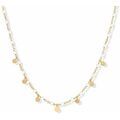 Bijoux Orusbijoux Collier Argent Dor&eacute; Petites Perles Pampilles Et Pierre De Dor&eacute; Grenoble