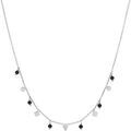 Femmes sur Grenoble : Bijoux Orusbijoux Collier Argent Pampilles De Forme G&eacute;om&eacute;trique Et Pierre Argent&eacute;