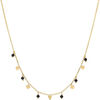 Bijoux Orusbijoux Collier Argent Dor&eacute; Pampilles De Forme Geometrique Et Dor&eacute;