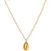 Collier Orusbijoux Collier Chaine En Argent Dor&eacute; Avec Pierres Naturelles De Dor&eacute;
