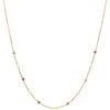 Collier Orusbijoux Collier En Argent Dor&eacute; Pierres Naturelles Quartz Rose Dor&eacute;