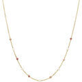 Colliers sur Grenoble : Collier Orusbijoux Collier En Argent Dor&eacute; Pierres Naturelles Quartz Rose Dor&eacute;