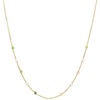 Collier Orusbijoux Collier En Argent Dor&eacute; Pierre Naturelle Tourmaline Et Perle Dor&eacute;