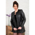 Vestes sur Grenoble : Veste Cityzen SENORITA AGNEAU PERLE MARINE