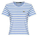 Tee-shirts sur Grenoble : T-shirt Karl Lagerfeld IKON STRIPE BOXY T-SHIRT