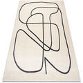 D&eacute;coration sur Grenoble : Tapis Rugsx Tapis FUSION 8297 cr&egrave;me / gris fonc&eacute; 240x330 cm Beige 240x330 cm. . Maison & D&eacute;co > Tapis.
