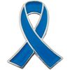 Broches Clj Charles Le Jeune Pin's Ruban Bleu - Cancer prostate et colon Bleu