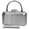 Saccoches / Etuis sur Grenoble : Pochette Miss 113819 Argent&eacute;