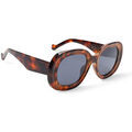 Lunettes sur Grenoble : Lunettes de soleil La Modeuse Lunettes de soleil pour femme - Marron -
