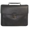Porte document David William Serviette en cuir ref_lhc42527-noir