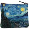 Porte-monnaie Royal Tapisserie Porte Monnaie carr&eacute; VAN GOGH NUIT &Eacute;TOIL&Eacute;E Bleu