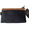 Trousse Royal Tapisserie Pochette &agrave; maquillage Chat Quibe - Fabrication Fran&ccedil;aise Noir Grenoble